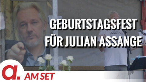 Am Set: Geburtstagsfest für Julian Assange