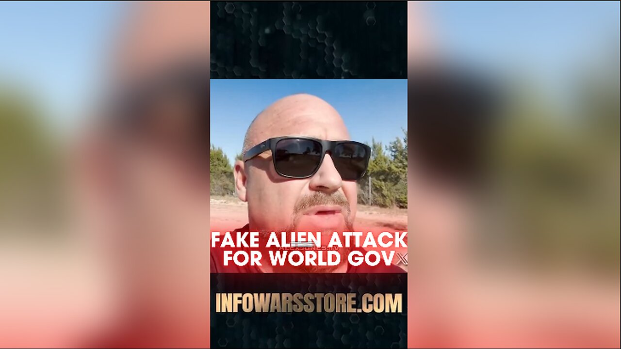 Alex Jones: Globalists Will Use a Fake Alien Invasion Project Bluebeam To Create World Government - 12/16/24