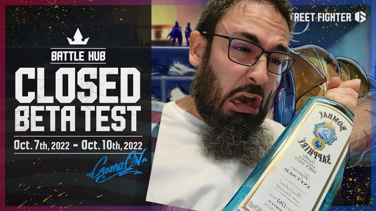 Drinking and Being Bad at Street Fighter 6 Closed Beta PC