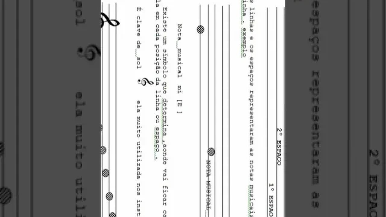 partitura aula 3 #shorts