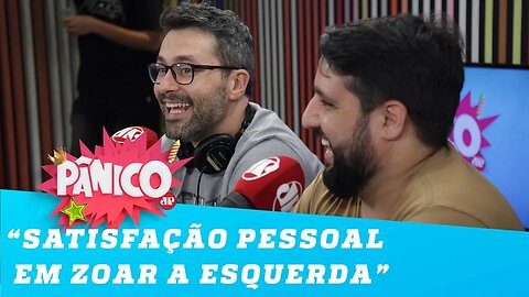 Turma do Canal Hipócritas: 'Existe satisfação pessoal em ZOAR a ESQUERDA'