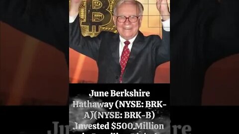 Bitcoin Massive, Short How? 🚀🚀 Buffett Buys Crypto!! 🚀🚀