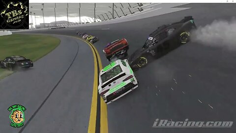This time I know I took damage #iracing #simracing #bigboyracing #nascar #crashes