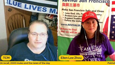 Patriot Elllen Lee Zhou comes on to talk about SF DA recall, 2000 mules and the news of the day