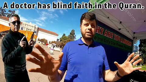 A doctor has blind faith in the Quran.