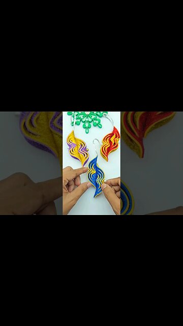 WoW! Best Handmade Christmas Ornaments🎄DIY Glitter Foam Christmas Craft 2023 #christmas #crafts