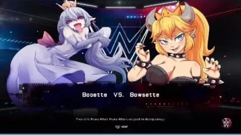 WWE 2K23: Booette Vs. Bowsette (Legend Difficulty)