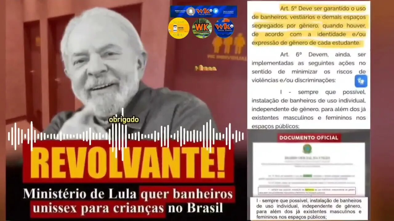 BANHEIROS UNISEX: LULA MENTIU SOBRE SUA IDEOLOGIA? - BOLSONARO TINHA RAZÃO!