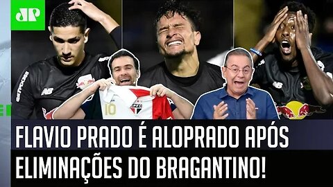 TRETA! "VOCÊ já tá CALANDO A BOCA? O Bragantino PERTO do São Paulo..." Flavio Prado é ALOPRADO!