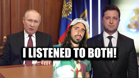 I Listened To Zelensky AND Putin Speeches To The World: MY HONEST REACTION AS AN AMERICAN!