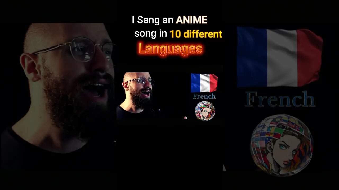 I sang an ANIME SONG in 10 different languages