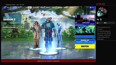 Trek2m as Optimus Prime Eazy and Friends hunting down Looper's in Fortnite 636