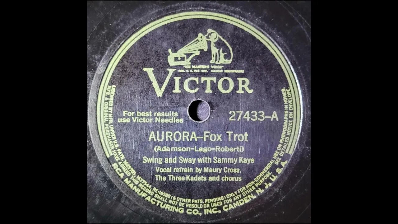 Swing and Sway With Sammy Kaye, Maury Cross, The Three Kadets – Aurora