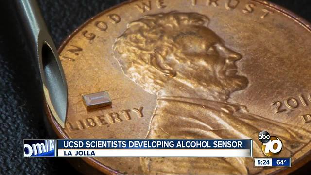 UCSD scientists develop alcohol sensor