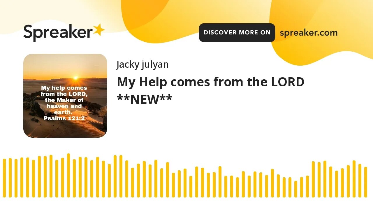 My Help comes from the LORD **NEW**