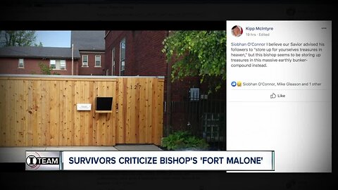 Survivors criticize Bishop's 'Fort Malone' mansion