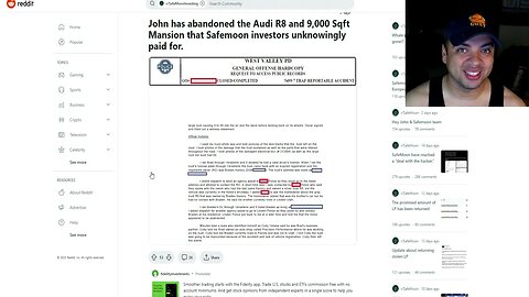SafeMoon CEO "Allegedly" TIED TO AUTO FRAUD?! SAFEMOON CEO LEFT STATE TO AVOID GOING TO THE JOINT?