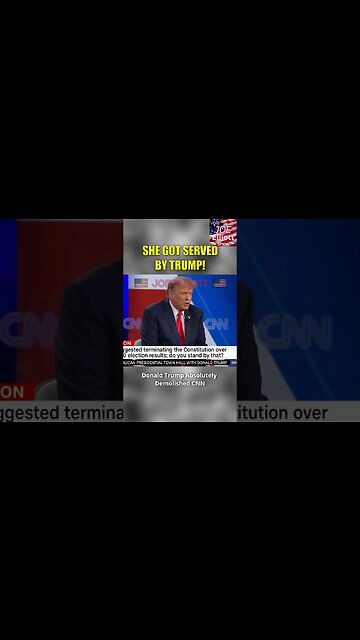 Trump SERVES Up CNN Well Done On A Silver Platter #shorts