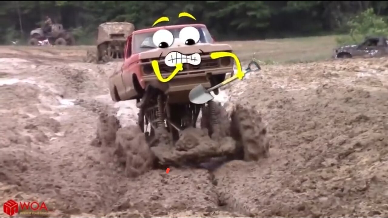 If You See This Crazy Truck Driving in Mud, Run Away Fast | Amazing Dangerous Dump Truck