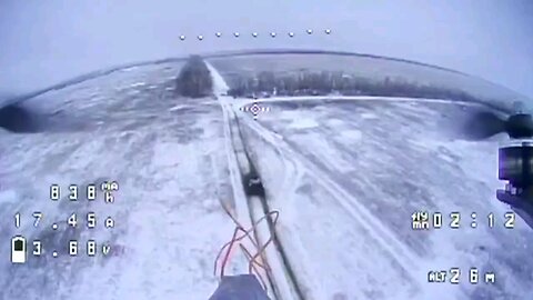 Russian FPV drones controlled via fiber optic cable are hitting Ukrainian armored vehicles.
