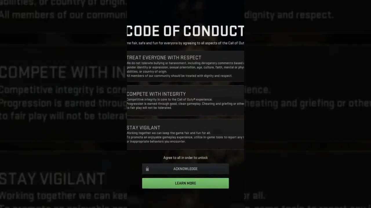 CoD Code of Conduct. 5 seconds later... F**k You! Mother F**ker! 🤦♂️#cod #callofduty #mw2 #tegrity