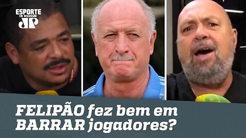 FELIPÃO fez bem em BARRAR jogadores de festa? Veja DEBATE