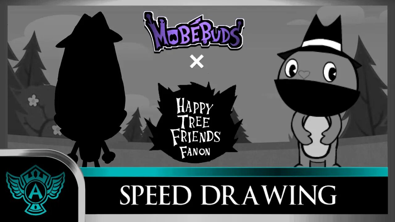 Speed Drawing: Happy Tree Friends Fanon - Robo Star | Mobebuds Style