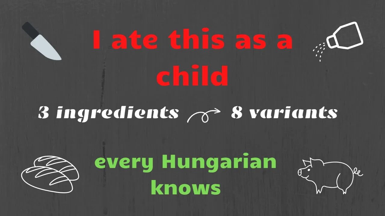 A HUNGARIAN IN HUNGARY - I HAD THIS AS A CHILD - ONLY 3 INGREDIENTS