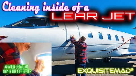 Cleaning & Detailing the inside of a Lear Jet