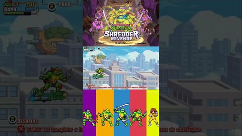 TARTARUGAS NINJAS SHORTS #47 - FASE 8