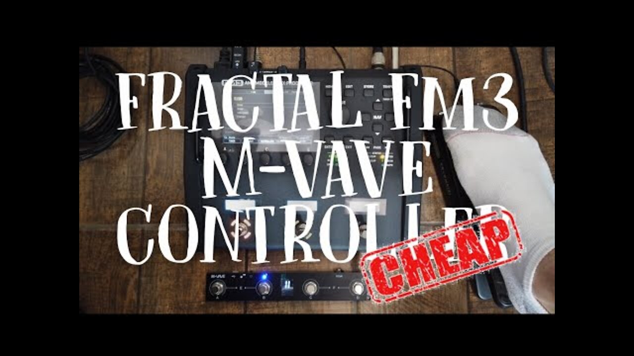 Cheapest controller on the market with Fractal FM3 | M-vave chocolate controller and midi receiver