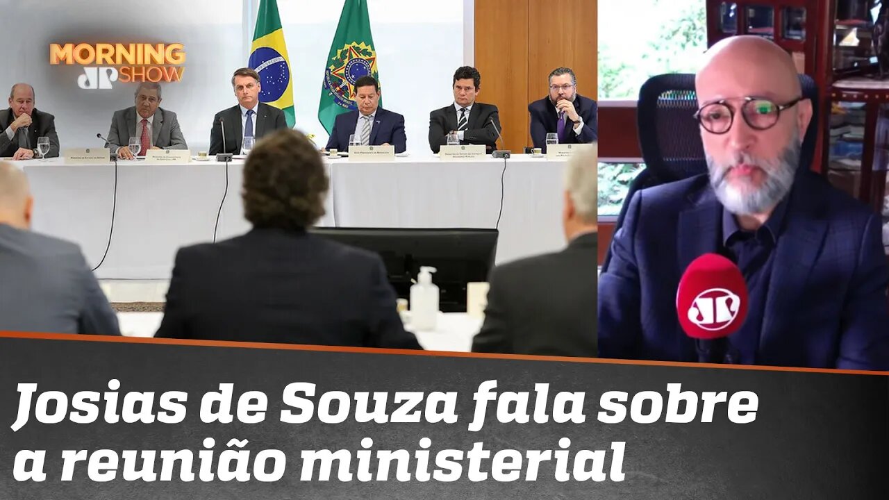 “Comparo a uma reunião de boteco”: Josias de Souza fala sobre vídeo de encontro ministerial