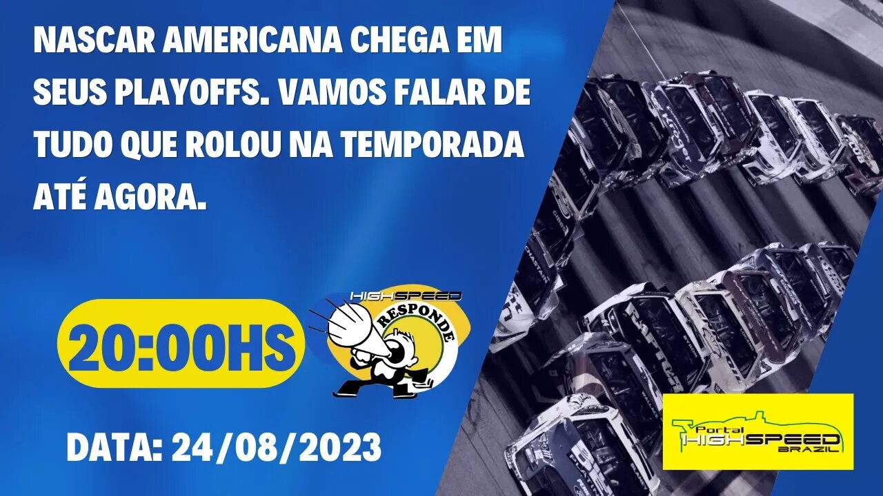 📣 AO VIVO | NASCAR NOS PLAYOFFS | HIGH SPEED RESPONDE