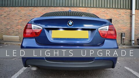 How To Change Your License Plate Lights On Your BMW E90