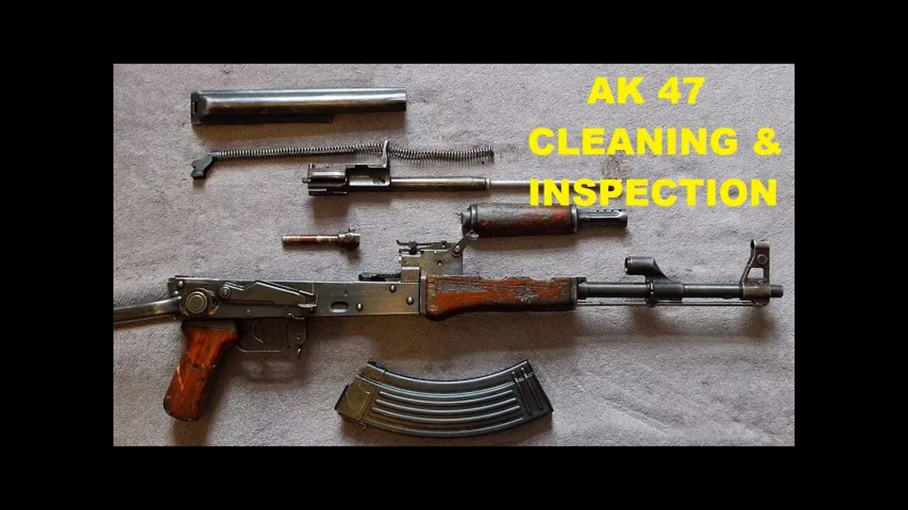 Part 2 of 2 - Full Size AK-47 Takedown & Cleaning & Some Gun Talk