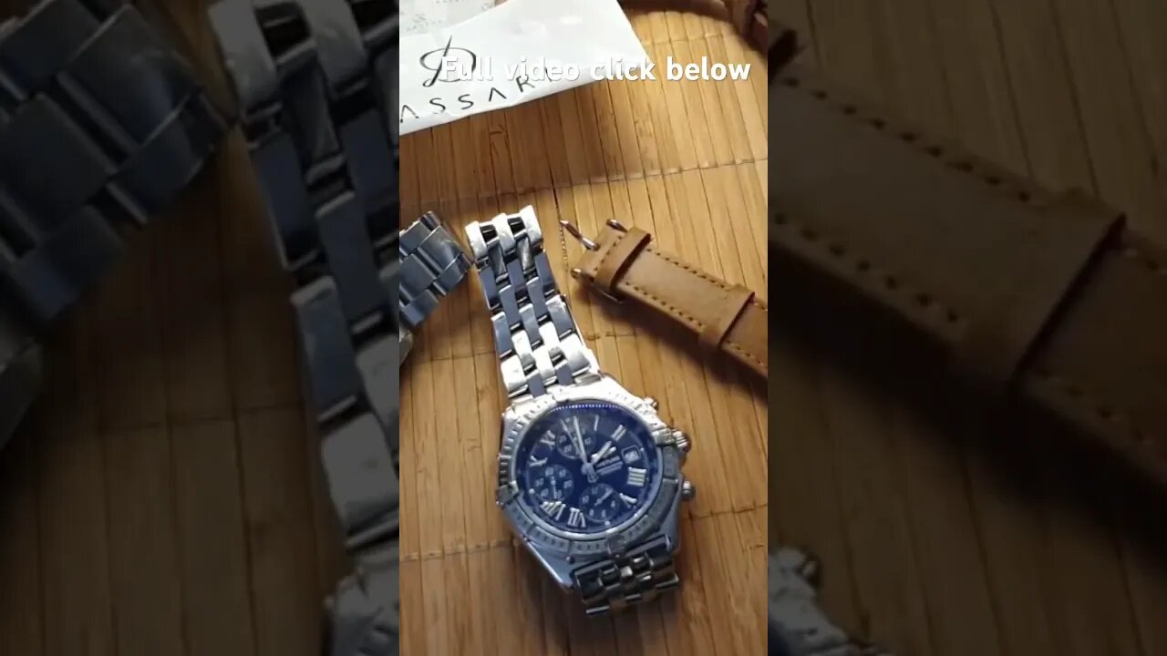 Omega Moonwatch Rolex Sub and Breitling STRAP OPTIONS