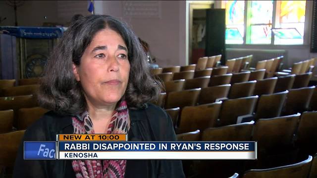 Kenosha rabbi comments on Paul Ryan's town hall response