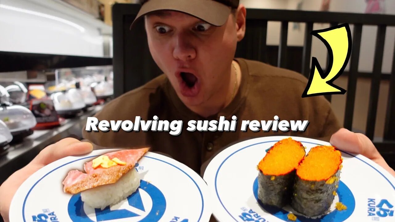 SUSHI ON A CONVEYOR BELT? 🍣 | Kura Revolving Sushi Bar