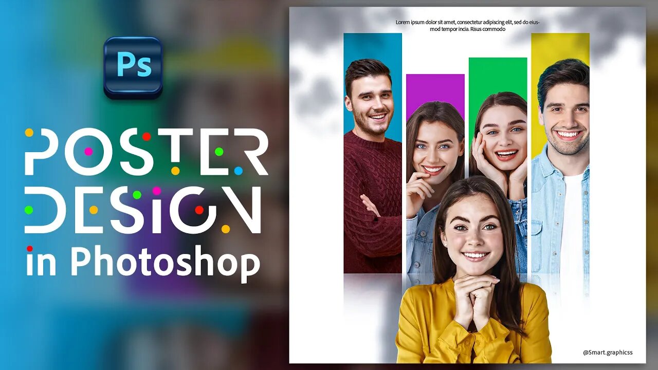 Creative Album or Poster Design in Photoshop
