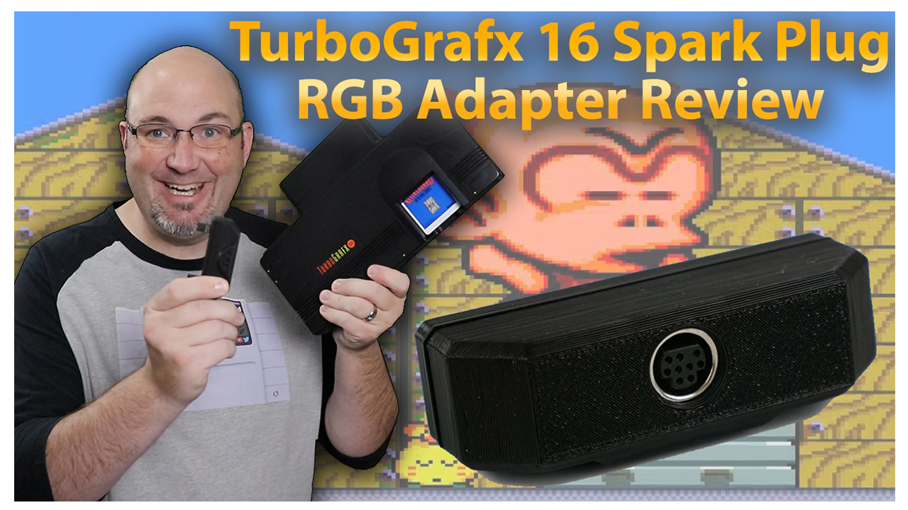 Insurrection Industries Spark Plug RGB Adapter for the TurboGrafx16