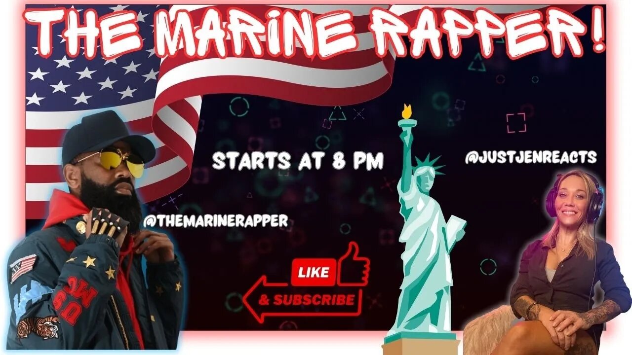 The Marine Rapper & Just Jen Reacts Break Bread on Trump VS Biden #podcast #oliveranthonyreaction