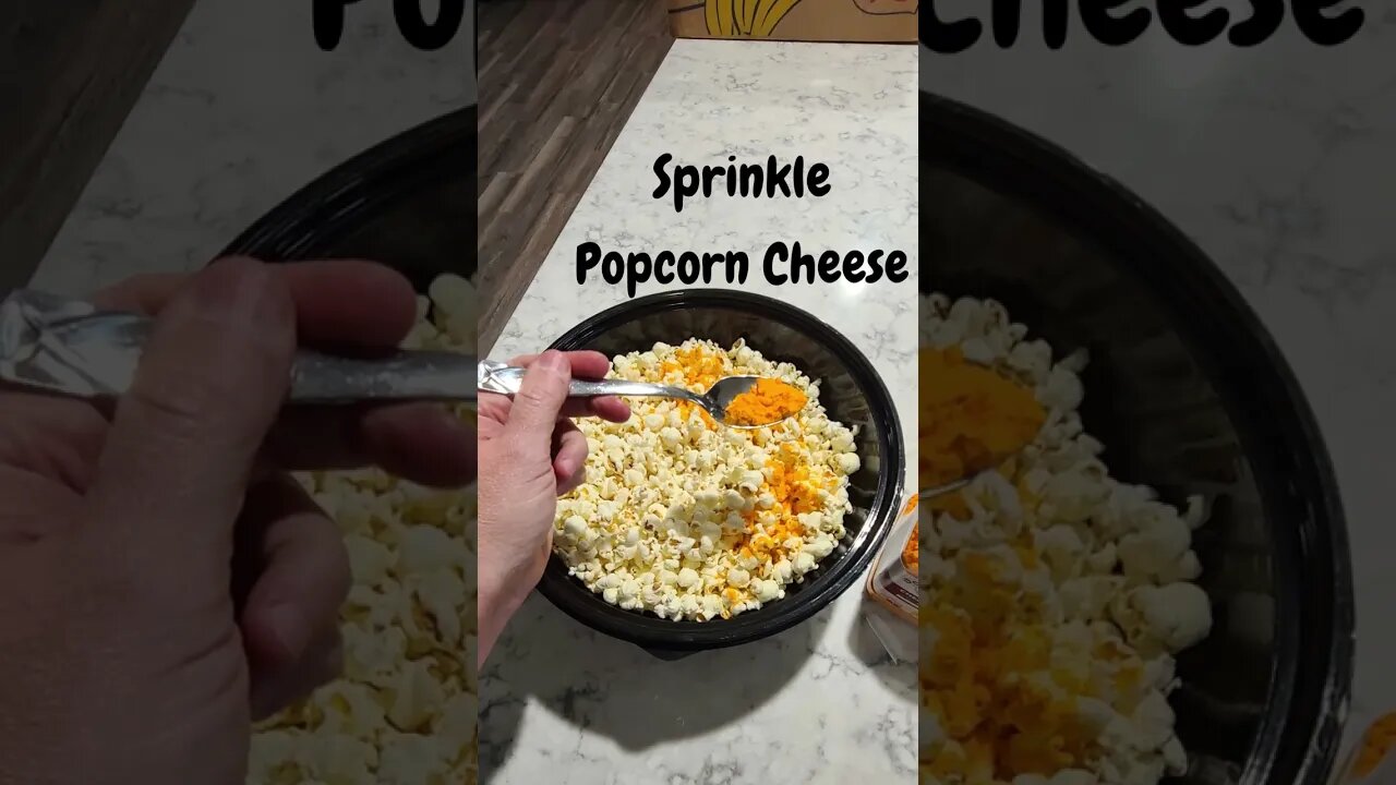 How to Make Cheesy Popcorn #Shorts