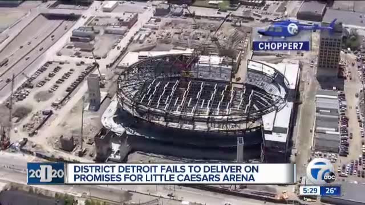 Holding Little Caesars Arena accountable for District Detroit promises