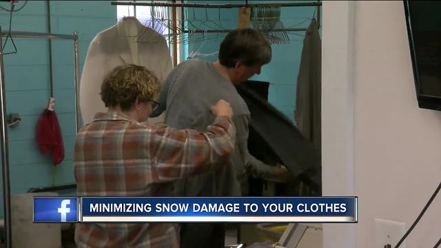 Minimizing snow and salt damage to your clothes