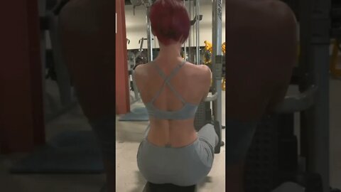 Hot back workout 🔥female fitness motivation #shorts 💞