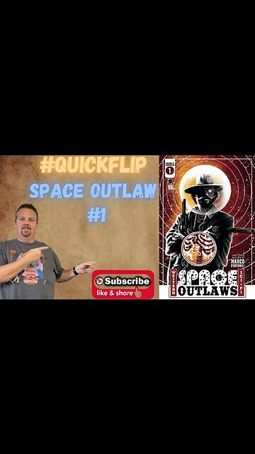 Space Outlaw #1 Scout Comics #QuickFlip Comic Book Review Marco Fontanili #shorts