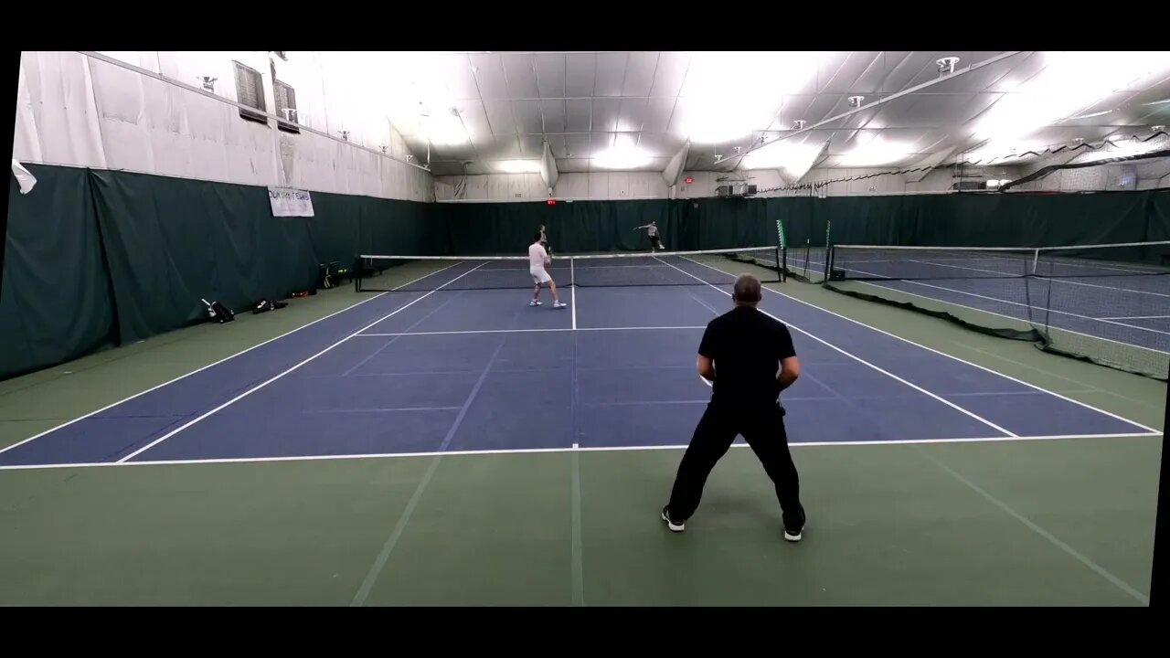 Doubles serve and volley points highlights