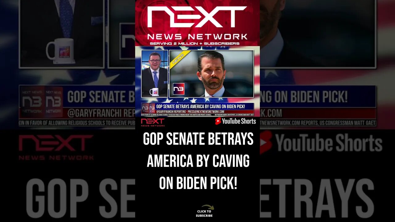 GOP Senate Betrays America by Caving On Biden Pick! #shorts