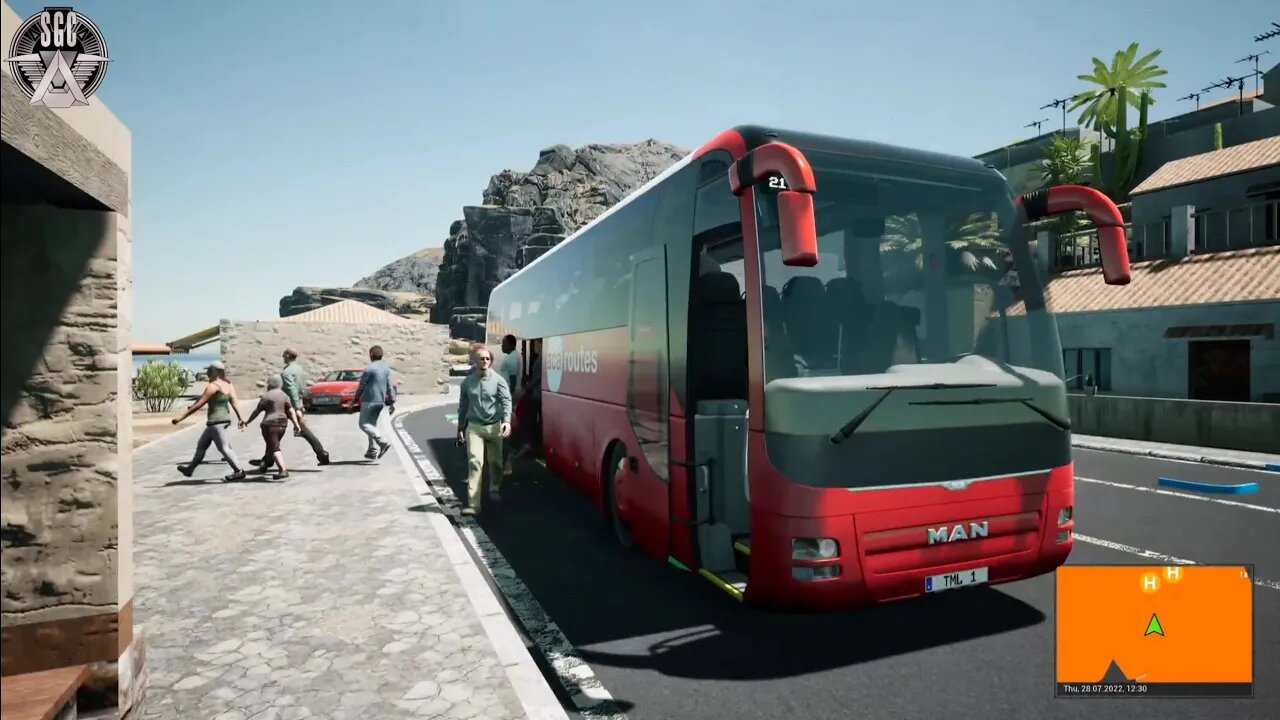 Tourist Bus Simulator Free Download Gameplay Red Bus Aca Routes 3rd Generation Graphics 2022