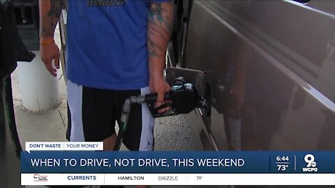When to drive, not drive, this weekend